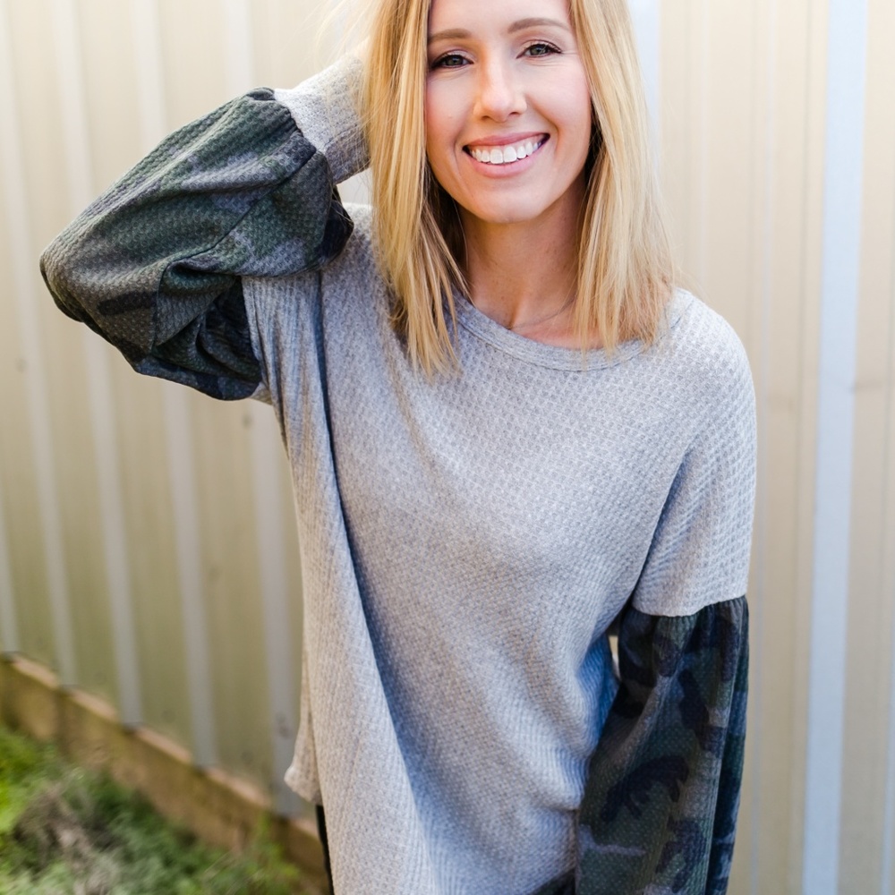 Touch of Camo Top